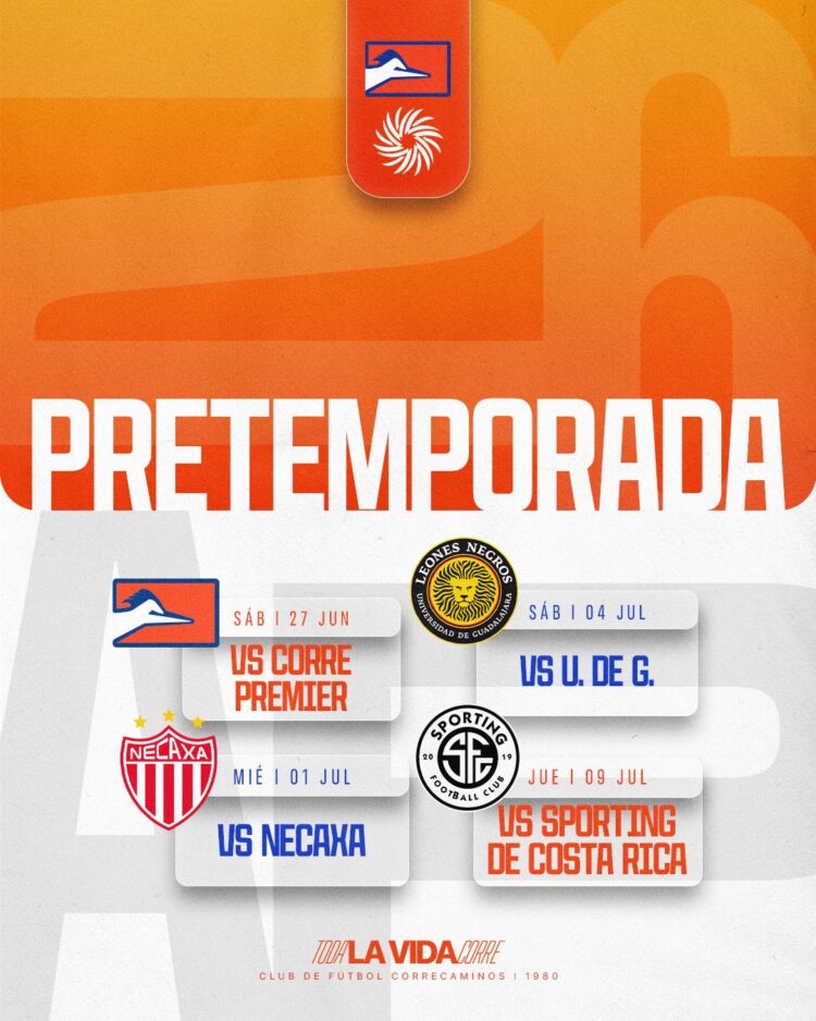 Calendario de pretemporada de Correcaminos incluye rival internacional