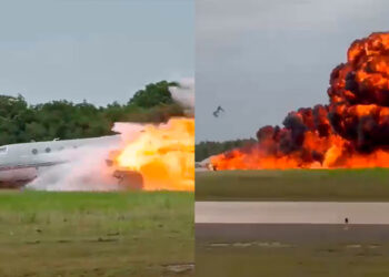 Una aeronave estadounidense realiza un aterrizaje forzoso en la costa de República Dominicana