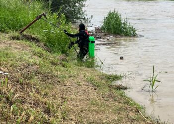 Crece caudal del Río Bravo