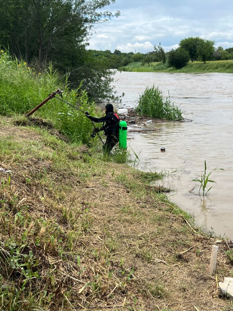 Crece caudal del Río Bravo