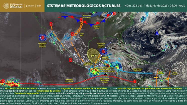 Lluvias y vientos amenazan Tamaulipas