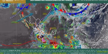 Pronostican para hoy lluvias fuertes en el sur de Tamaulipas
