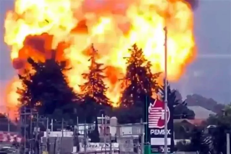 Explotab autotanques de gas LP en Puebla