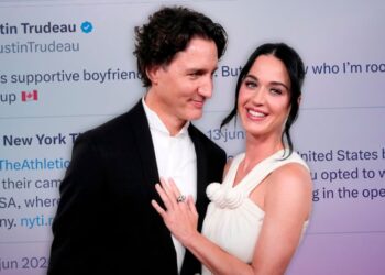 Justin Trudeau elige a Katy Perry en vez del debut de Canadá