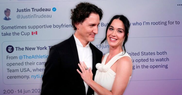 Justin Trudeau elige a Katy Perry en vez del debut de Canadá