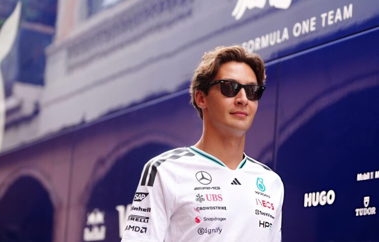 George Russell en el GP de Mónaco: Mercedes busca recortar distancias