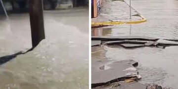 Lluvias dejan daños viales en Ciudad Victoria