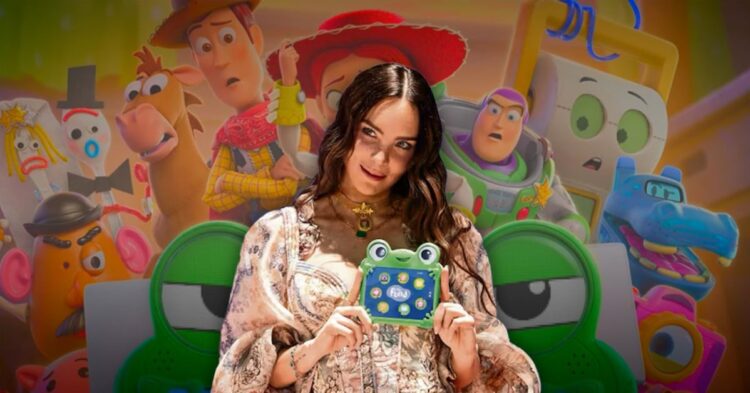 Belinda comparte recuerdos de infancia en estreno de Toy Story 5