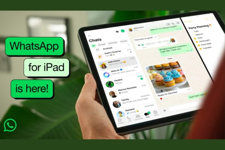 WhatsApp lanza diseño Liquid Glass en beta para iPad