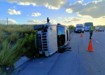 Muere hombre en accidente vial