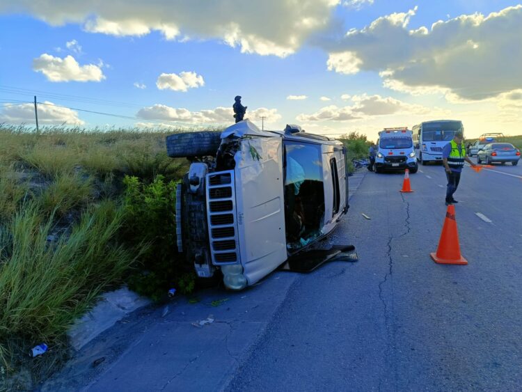 Muere hombre en accidente vial