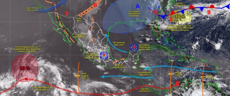 Alerta por Lluvias en Tamaulipas