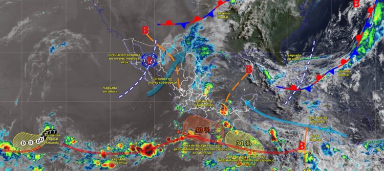 SMN alerta por lluvias intensas en Tamaulipas hoy