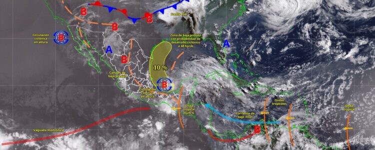 Vigilan posible ciclón en Golfo de México