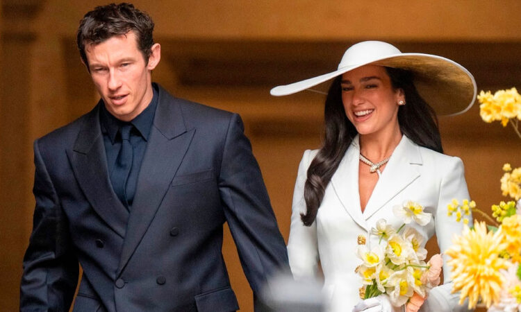 Dua Lipa y Callum Turner se casan en ceremonia civil en Londres