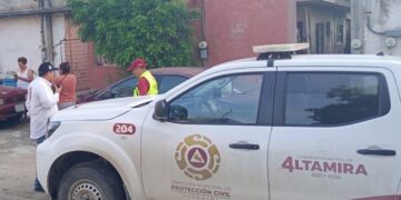 Alerta por olor a gas en Altamira