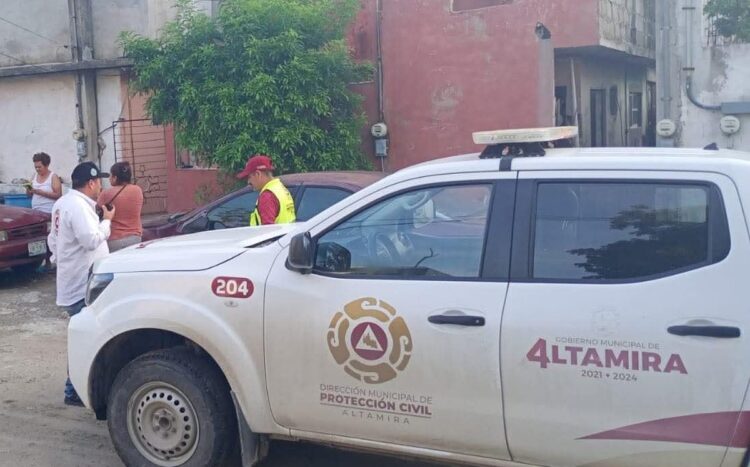 Alerta por olor a gas en Altamira