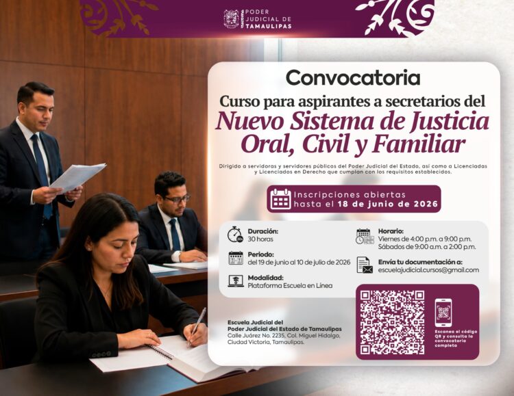Lanzan convocatoria para contratar a personal en juzgados