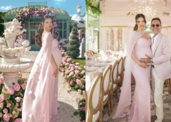 Marc Anthony y Nadia Ferreira celebran un lujoso baby shower
