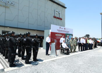 Entregan cuatro Estaciones de Vigilancia Policial en carreteras de la frontera de Tamaulipas