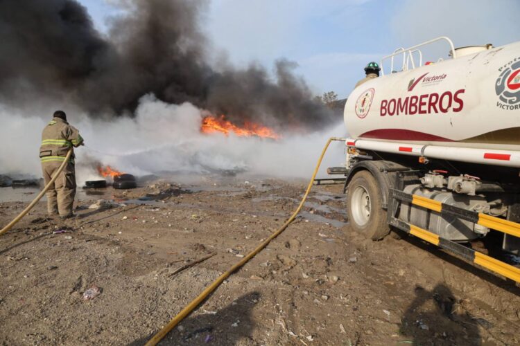 Protección Civil Municipal revela fue intencional incendio en basurero; denunciarán ante Fiscalía