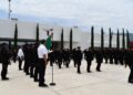 Toman protesta de bandera policías recién integrados a la Guardia Estatal