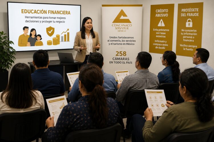 CONCANACO impulsa educación financiera para proteger a los negocios del crédito abusivo y el fraude