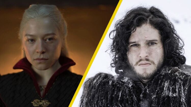 Conexiones familiares entre Jon Snow y Rhaenyra Targaryen