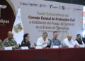 Instalan Protección Civil y Gobierno de Tamaulipas Centro para Atención ante riesgo de ciclones