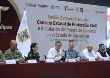 Instalan Protección Civil y Gobierno de Tamaulipas Centro para Atención ante riesgo de ciclones