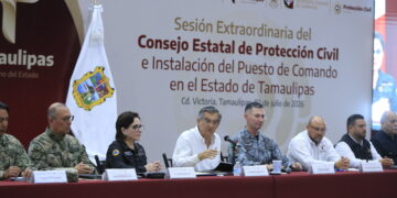 Instalan Protección Civil y Gobierno de Tamaulipas Centro para Atención ante riesgo de ciclones