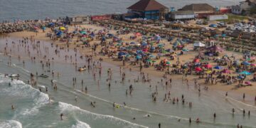 Gran afluencia en playas Miramar, La Pesca, Bagdad, Barra del Tordo, Tesoro y Carbonera, en Tamaulipas 