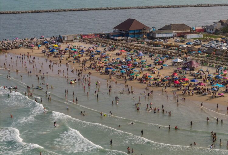 Gran afluencia en playas Miramar, La Pesca, Bagdad, Barra del Tordo, Tesoro y Carbonera, en Tamaulipas