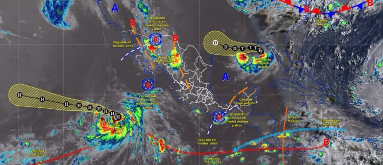 Pronostican, lluvias aisladas en Tamaulipas