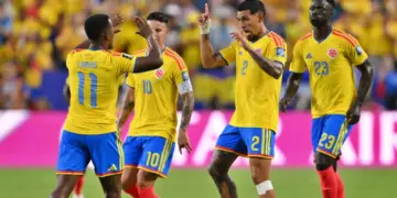 Colombia derrota 1-0 Ghana en difícil partido y va a octavos de final