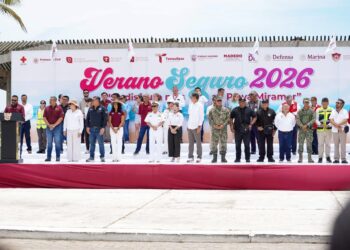 Inicia Operativo Verano Seguro 2026 en Playa Miramar de Madero