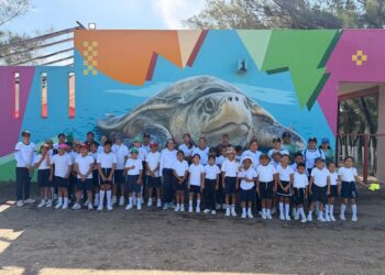 Fortalece Tamaulipas educación ambiental mediante liberación de crías de tortuga lora