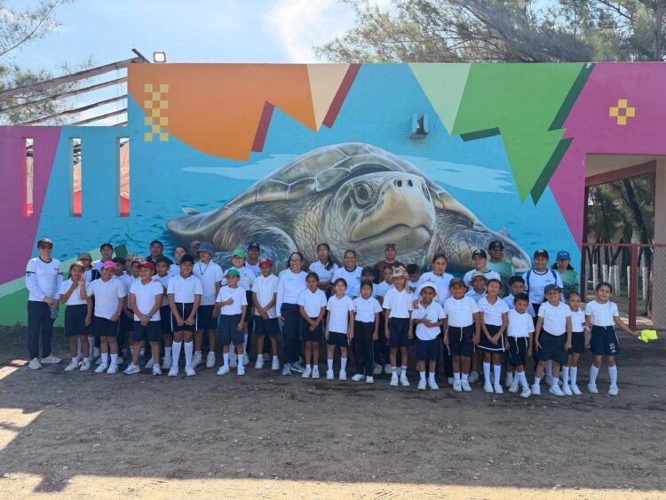 Fortalece Tamaulipas educación ambiental mediante liberación de crías de tortuga lora