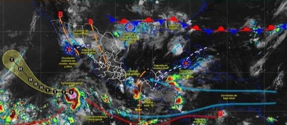 Alertan por posible formalización de tormenta en el Golfo