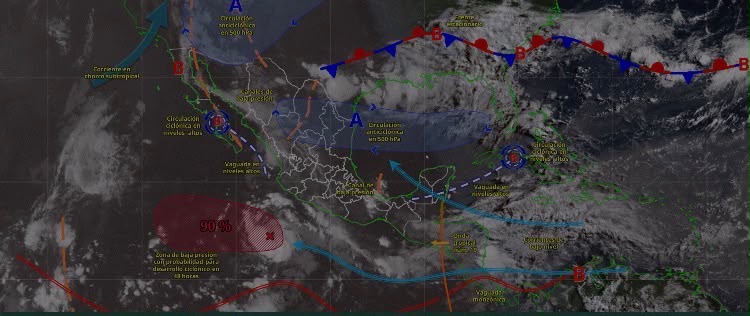 Continúa el pronóstico de lluvias para Tamaulipas
