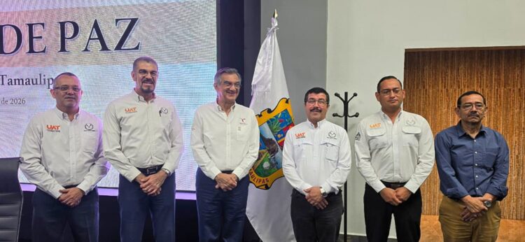 Rector de la UAT presenta avances del Atlas de Riesgos ante el gobernador en la Mesa de Paz