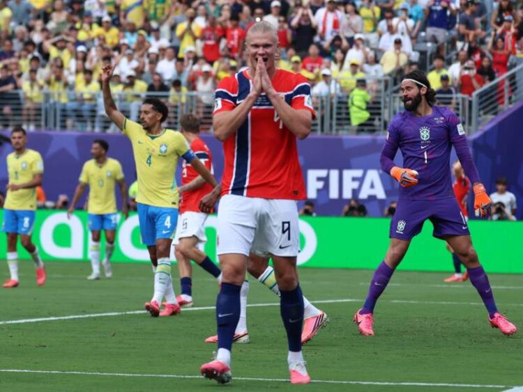 Fuera Brasil del Mundial: Noruega lo derrota 2-1 con goles de Haaland