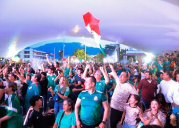 Reúne Fan Fest a 4 mil tamaulipecos para apoyar a la Selección Mexicana
