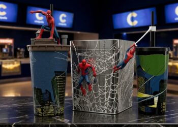 Cinépolis lanza palomera y vasos de Spider-Man: Un Nuevo Día