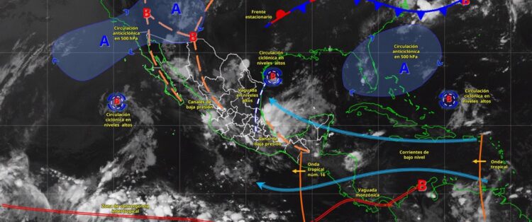 Onda tropical provocaría lluvias en Tamaulipas