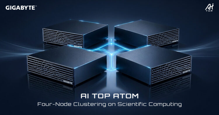 GIGABYTE presenta configuración de AI TOP ATOM para simulaciones científicas