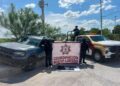Aseguran vehículo con armamento en Nuevo Laredo