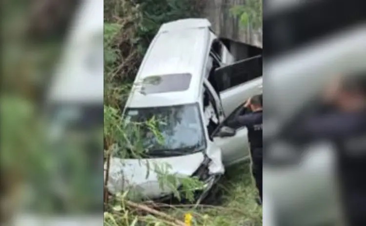 Agente federal muere en volcadura en Nuevo Laredo