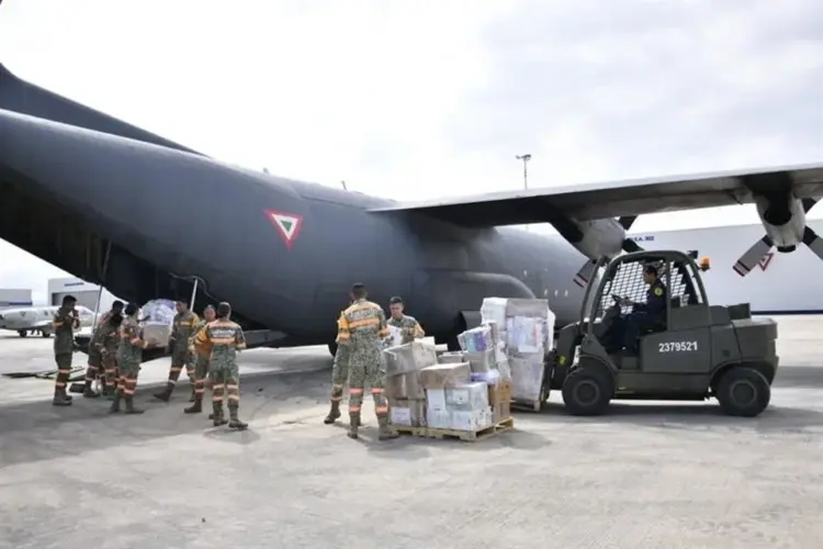 México envía 71 toneladas de ayuda humanitaria a Venezuela A