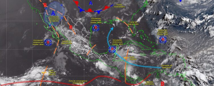 Calor y lluvias, pronostican para Tamaulipas